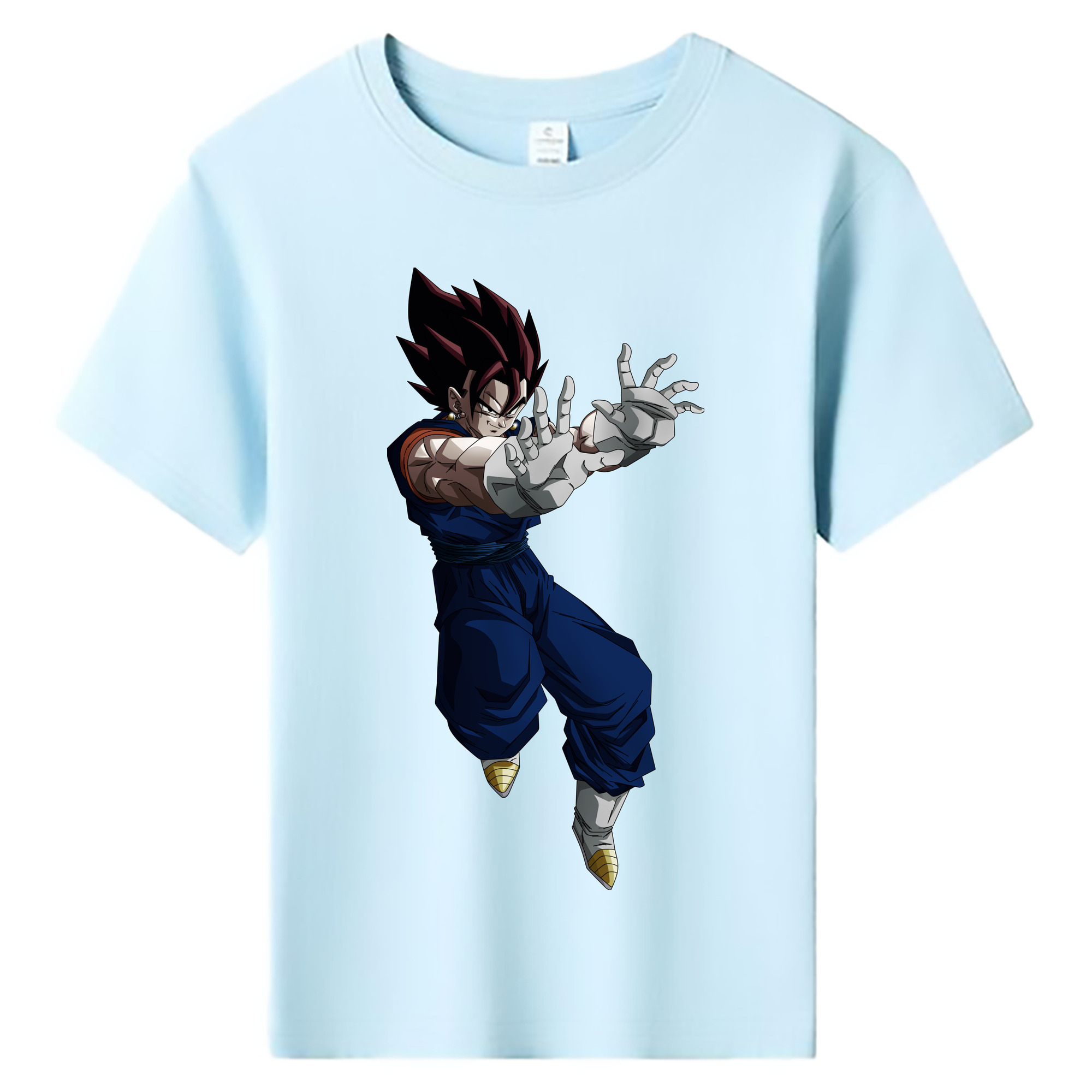 （画像用） ドラゴンボール ベジット DRAGON BALL Vegetto 綿100％キッズTシャツ（フロントプリント）